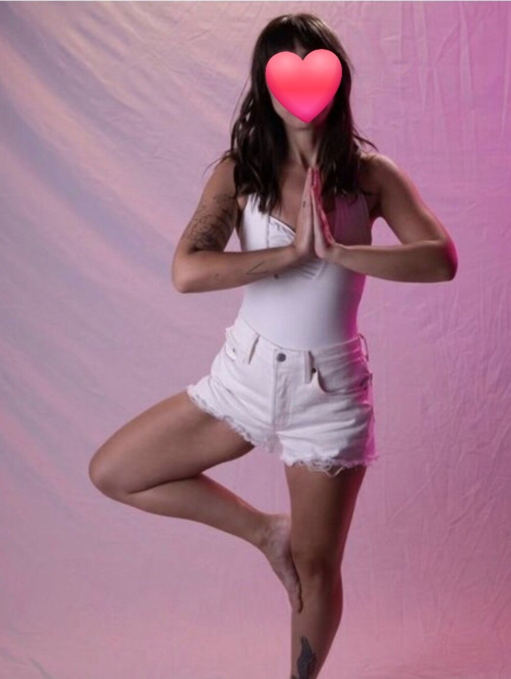 White Halter Neck Dance Leotard